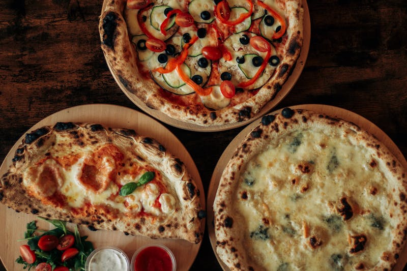 classic margherita pizza with fresh mozzarella and basil